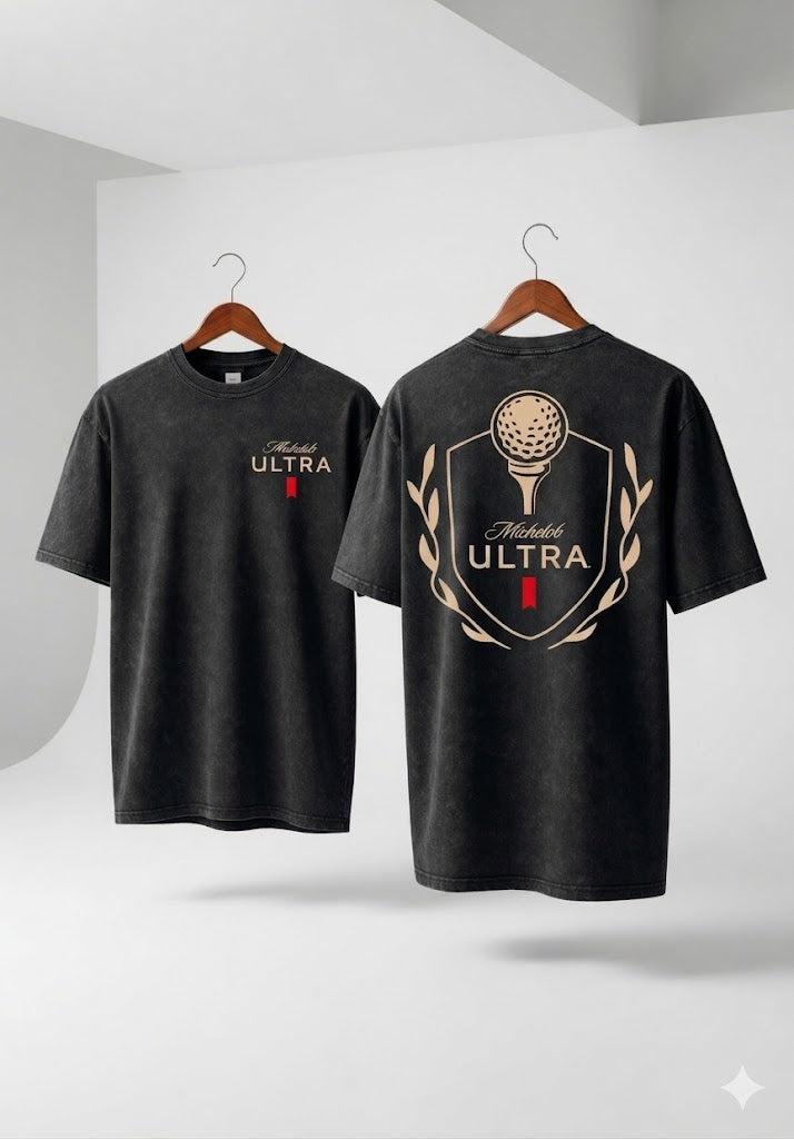 Michelob ULTRA Vintage Golf Crest Tee