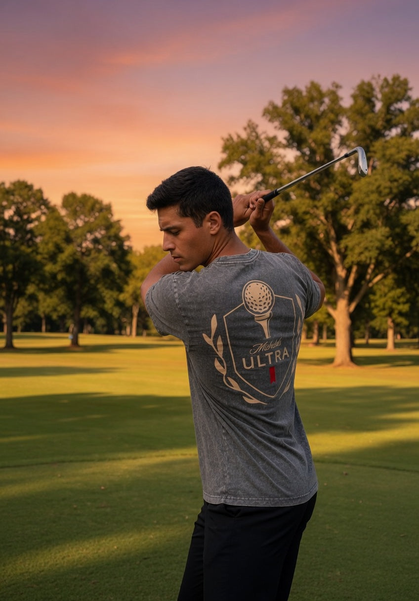 Michelob ULTRA Vintage Golf Crest Tee